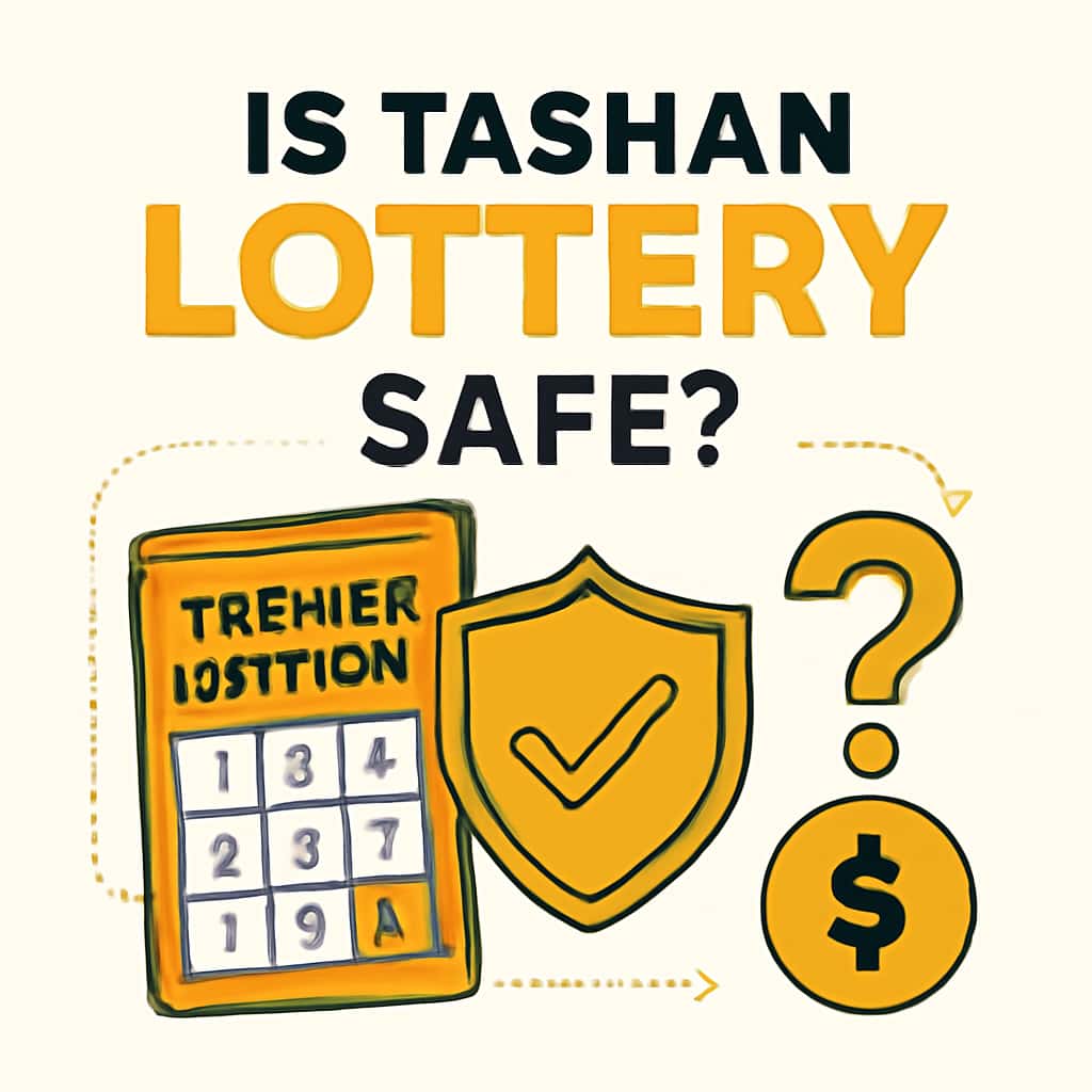 Illustration explaining Tashan Lottery safety.