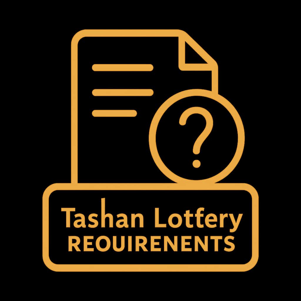Badge representing Tashan Lottery Requirements.