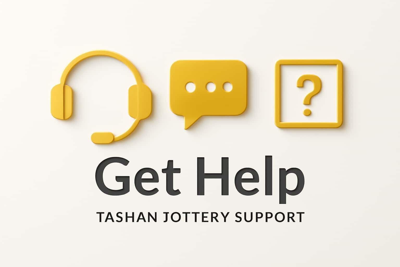 Get Help - Tashan Lottery Support Interface