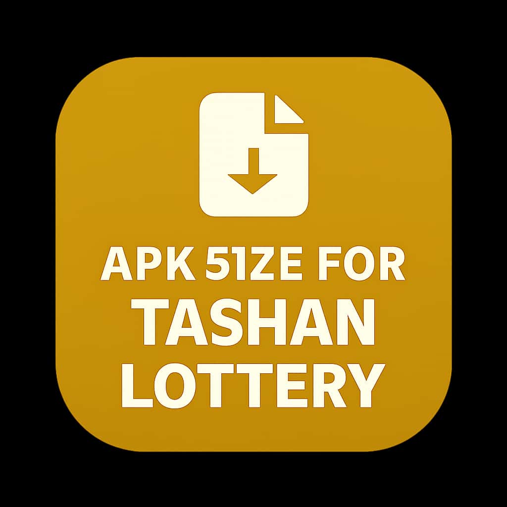 An icon representing APK Size for Tashan Lottery.