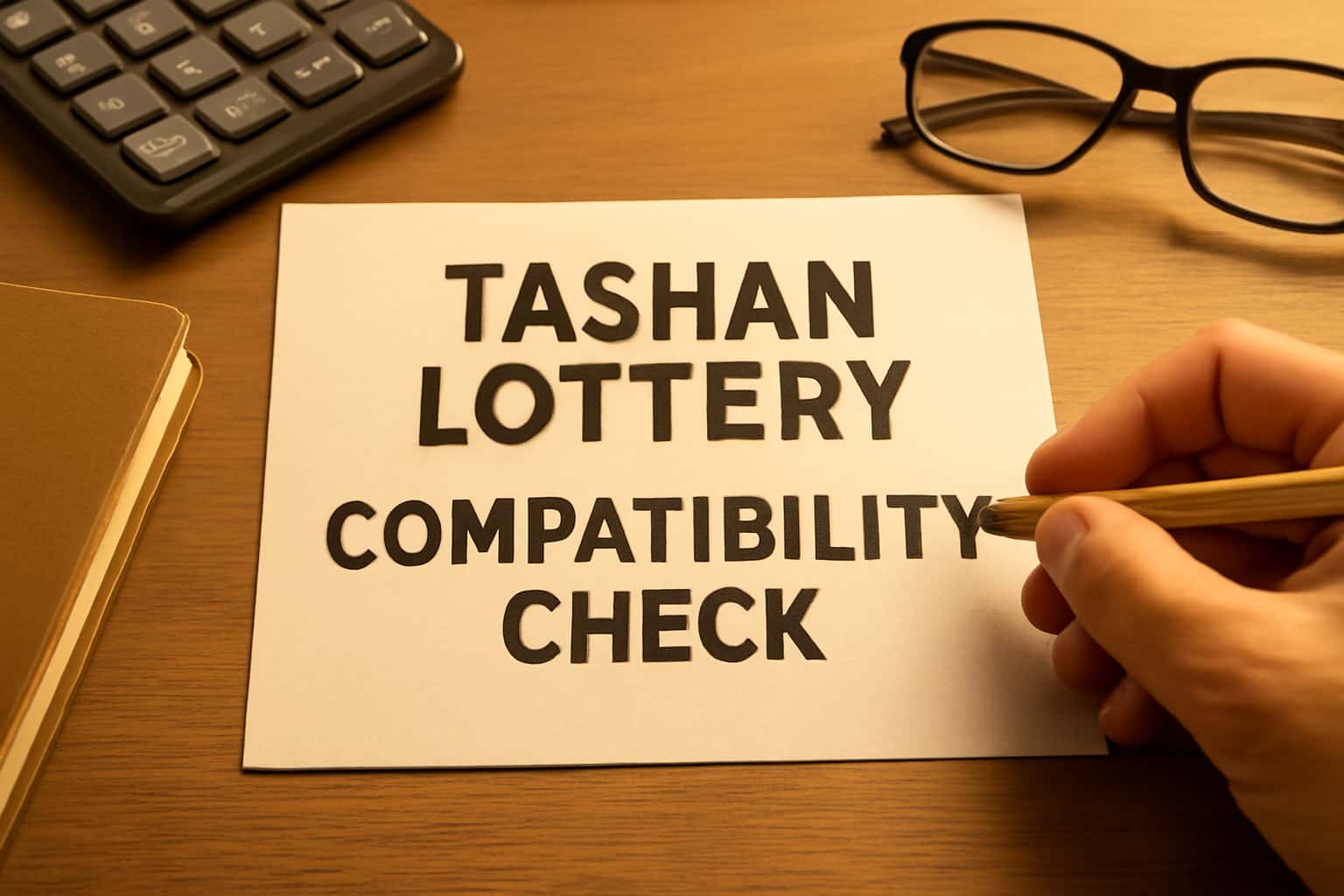 Informational graphic on Tashan Lottery Compatibility Check.