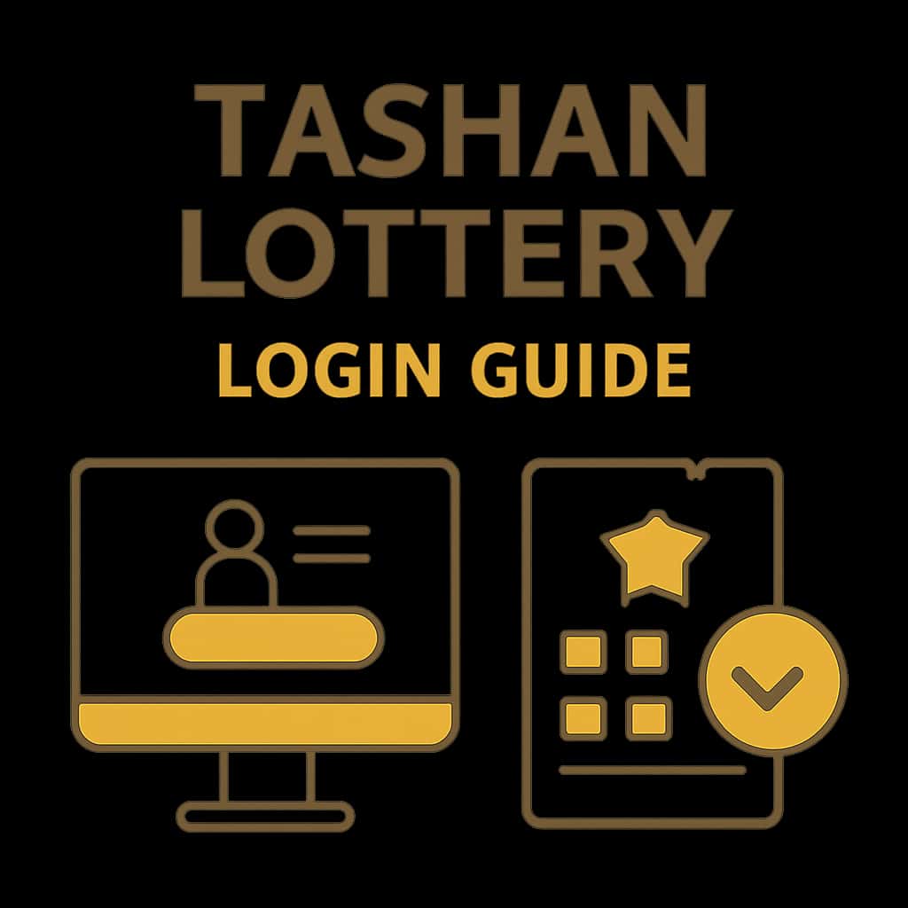An educational diagram related to the Tashan Lottery Login process.