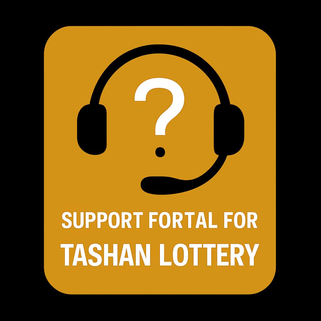 Icon representing the Support Portal for Tashan Lottery.