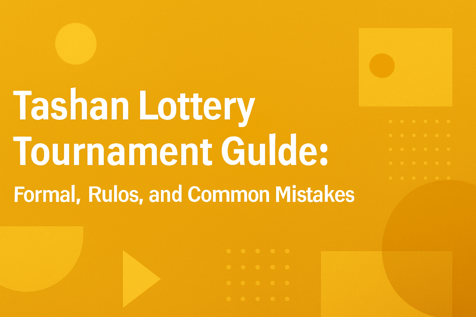 An infographic of the installation guide for Tashan Lottery.