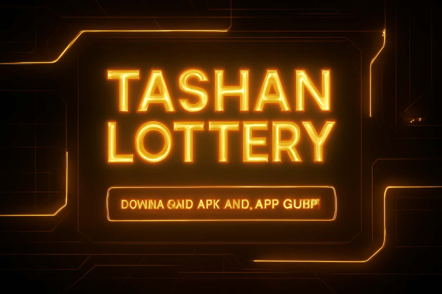 Futuristic lottery app background